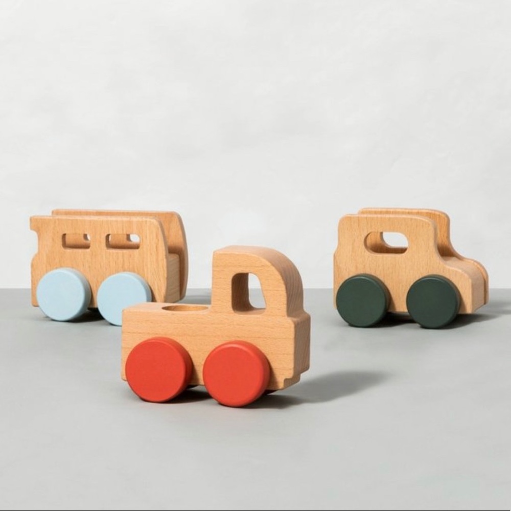 Hand and Hearth Wood Car Set